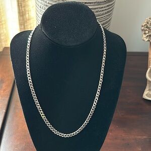 EUC 925 Silver Necklace 18” Made in Italy